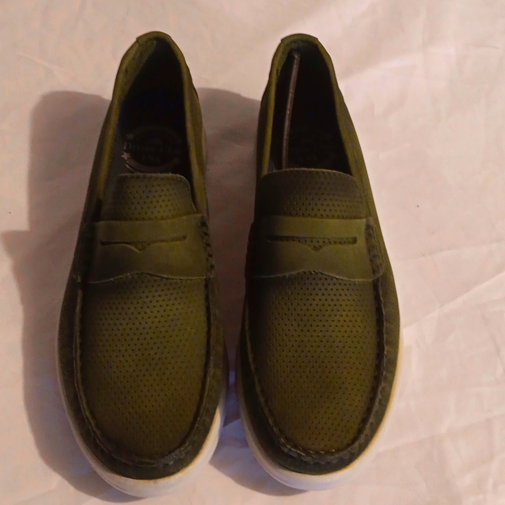 Driver club USA BRAND new luxury slip-on shoe green size 7 men